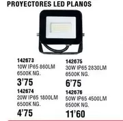 Oferta de Proyectores Led Planos por 3,75€ en ferrOkey