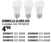 Oferta de Sonedas - Bombilla Globo Led por 4,95€ en ferrOkey