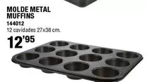 Oferta de Ambit - Molde Metal Muffins por 12,95€ en ferrOkey