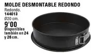 Oferta de Ambit - Molde Desmontable Redondo por 9€ en ferrOkey