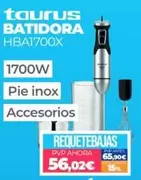 Oferta de Taurus - Batidora HBA1700X  por 56,02€ en Electrocash