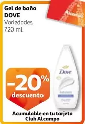 Oferta de Dove - Gel De Bano en Alcampo