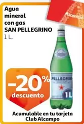 Oferta de San Pellegrino - Agua Mineral Con Gas en Alcampo