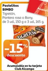 Oferta de Bimbo - Pastelitos en Alcampo