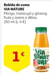 Oferta de Nature - Bebida De Zumo por 1€ en Alcampo