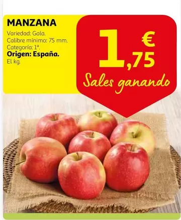 Oferta de Manzana por 1,75€ en Alcampo