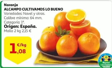 Oferta de Alcampo - Naranja por 1,08€ en Alcampo