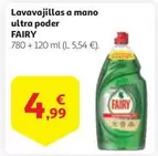 Oferta de Fairy - Lavavajillas A Mano Ultra Poder por 4,99€ en Alcampo