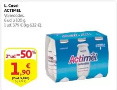 Oferta de Actimel - L.casei por 3,79€ en Alcampo