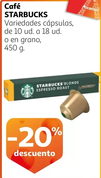 Oferta de Starbucks - Cafe en Alcampo