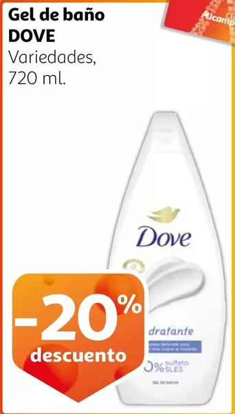 Oferta de Dove - Gel De Bano en Alcampo