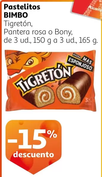 Oferta de Bimbo - Pastelitos en Alcampo