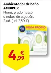 Oferta de Ambi Pur - Ambientador De Baño por 4,99€ en Alcampo