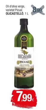 Oferta de Olicastelló - Oli D'Oliva Verge Varietat Picual por 7,99€ en Condis