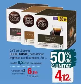 Oferta de Nescafé - Cafe En Capsules por 8,25€ en Condis