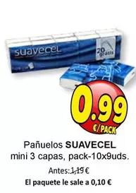 Oferta de Suavecel - Pañuelos por 0,99€ en SPAR