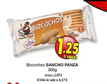 Oferta de Sancho Panza - Bizcochos por 1,25€ en SPAR