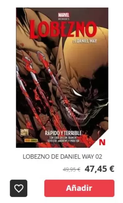 Oferta de Marvel - Lobezno De Daniel Way 02 por 47,45€ en Norma Comics