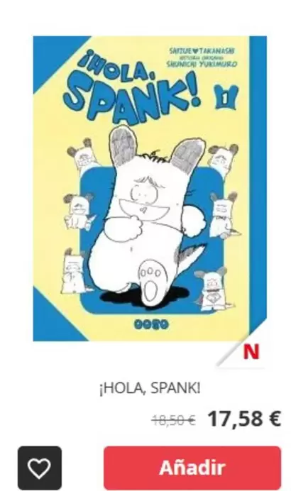 Oferta de Hola, Spanki por 17,58€ en Norma Comics