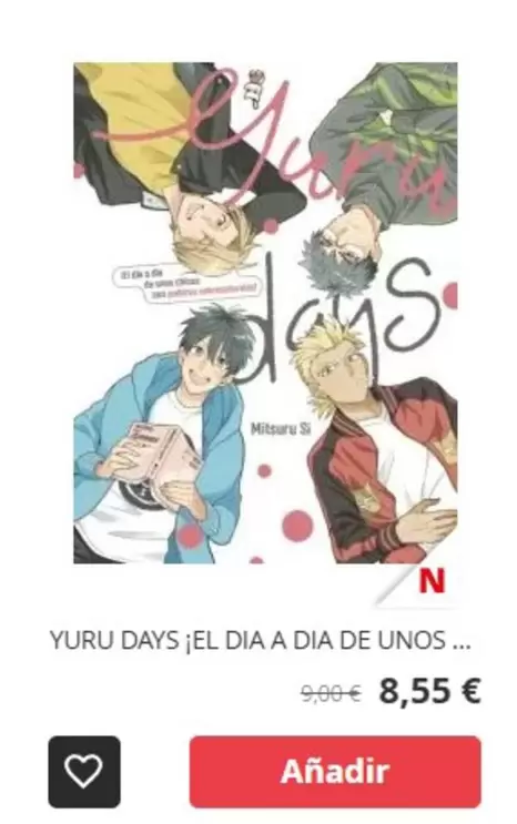 Oferta de Dia - Yuru Days por 8,55€ en Norma Comics