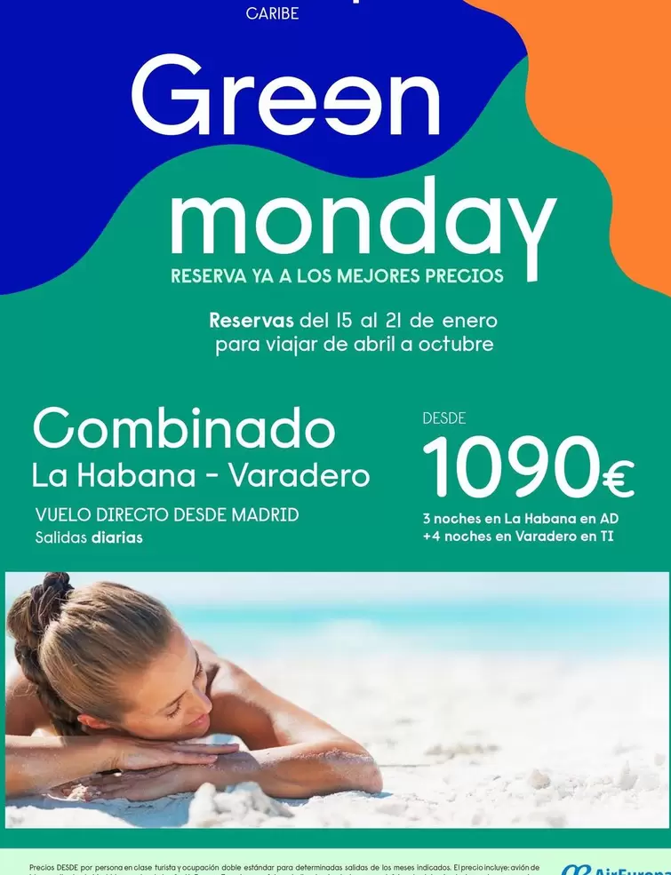 Oferta de Abril - Green por 1090€ en Travelplan