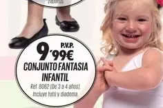 Oferta de Conjunto Fantasia Infantil por 9,99€ en DRIM