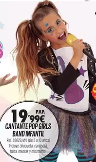 Oferta de Cantante Pop Girls Band Infantil por 19,99€ en DRIM