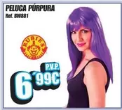 Oferta de Peluca Purpura por 6,99€ en DRIM