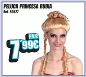 Oferta de Peluca Princesa Rubia por 7,99€ en DRIM