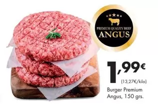 Oferta de Premium - Burger  Angus por 1,99€ en Supermercados Lupa