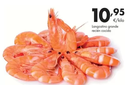 Oferta de Langostino Grande Recien Cocido por 10,95€ en Supermercados Lupa