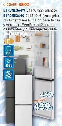 Oferta de Beko - Combi BICNE364W 01176722 por 439€ en Master Cadena