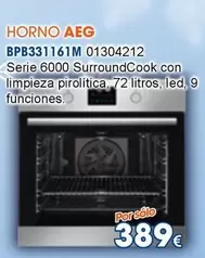 Oferta de AEG - Horno Bpb331161m 01304212 por 389€ en Master Cadena