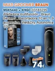 Oferta de Braun - Multi Groomer MGK5440 + Kingc por 74€ en Master Cadena