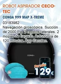 Oferta de Cecotec - Robot Aspirador Ceco-tec por 129€ en Master Cadena