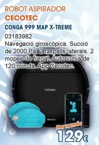 Oferta de Cecotec - Robot Aspirador por 129€ en Master Cadena