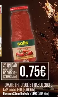 Oferta de Solís - Tomate Frito Frasco por 0,75€ en Claudio