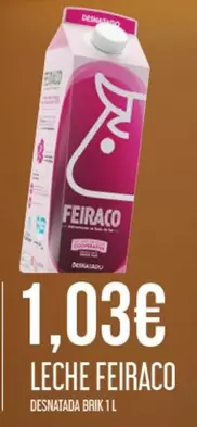 Oferta de Feiraco - Leche por 1,03€ en Claudio