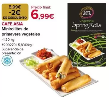 Oferta de Minirolitos De Primavera Vegetales por 6,99€ en Costco