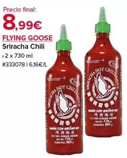 Oferta de Goose Sriracha Chili por 8,99€ en Costco