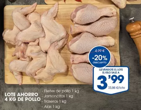 Oferta de Lote Ahorro por 3,99€ en Supermercados Plaza