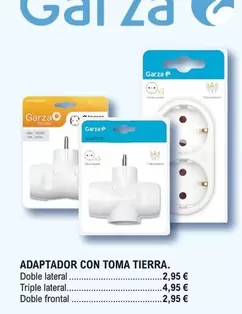 Oferta de Garza - Adaptador Con Toma Tierra por 2,95€ en E.Leclerc