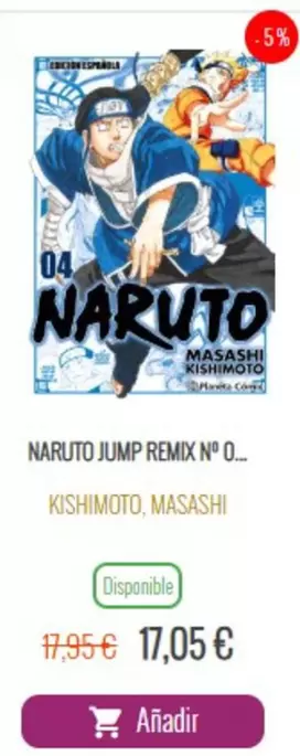 Oferta de Naruto Jump Remix  por 17,05€ en Generación X