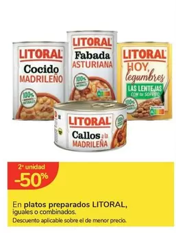 Oferta de Litoral - En Platos Preparados en Carrefour Express