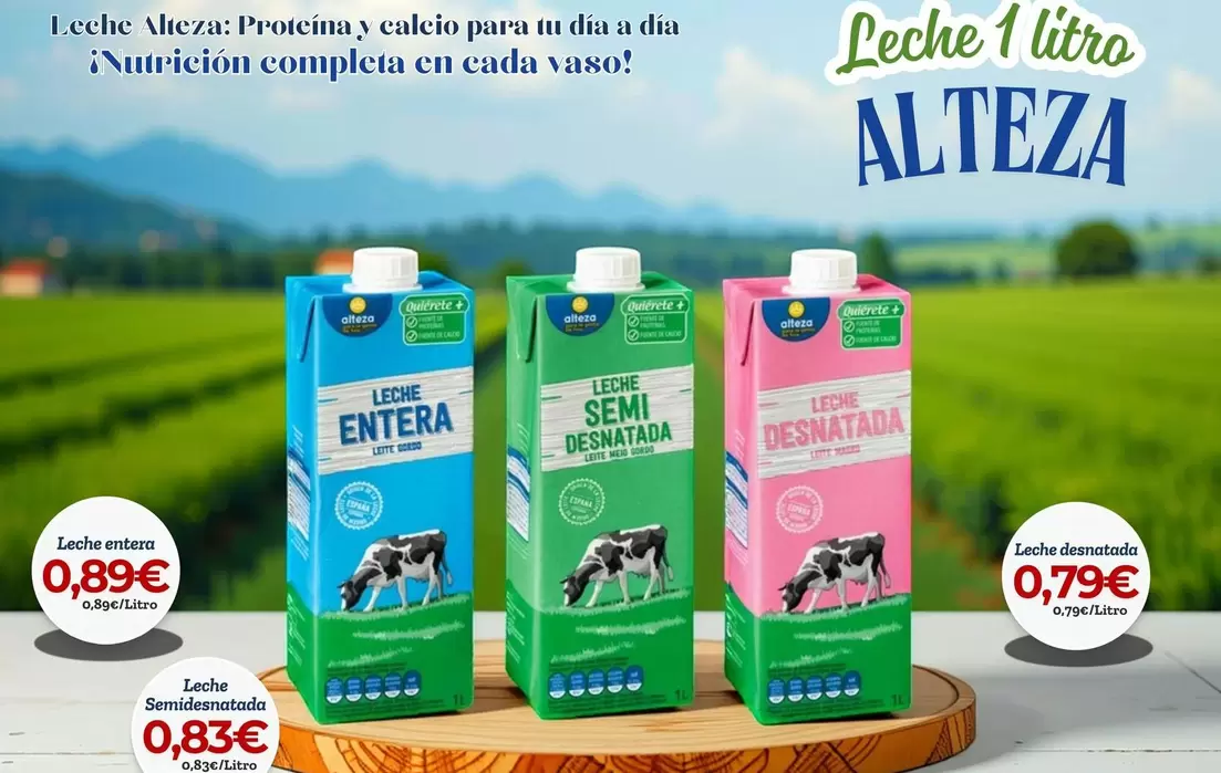 Oferta de Alteza - Leche  por 0,79€ en Sangüi