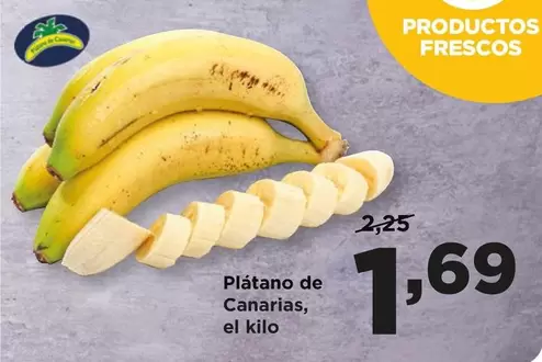 Oferta de Platano De Canarias por 1,69€ en Alimerka