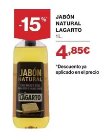 Oferta de Lagarto - Jabon Natural por 4,85€ en Supercor