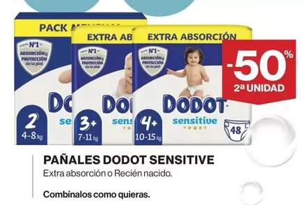 Oferta de Dodot - Panales Sensitive en Supercor