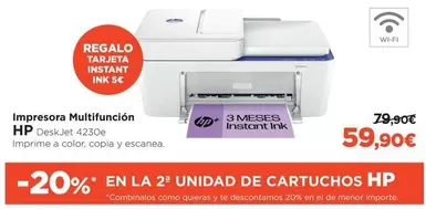 Oferta de Instant - Impresora Multifunción por 59,9€ en El Corte Inglés