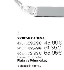 Oferta de Cadena  por 45,99€ en Cristian Lay